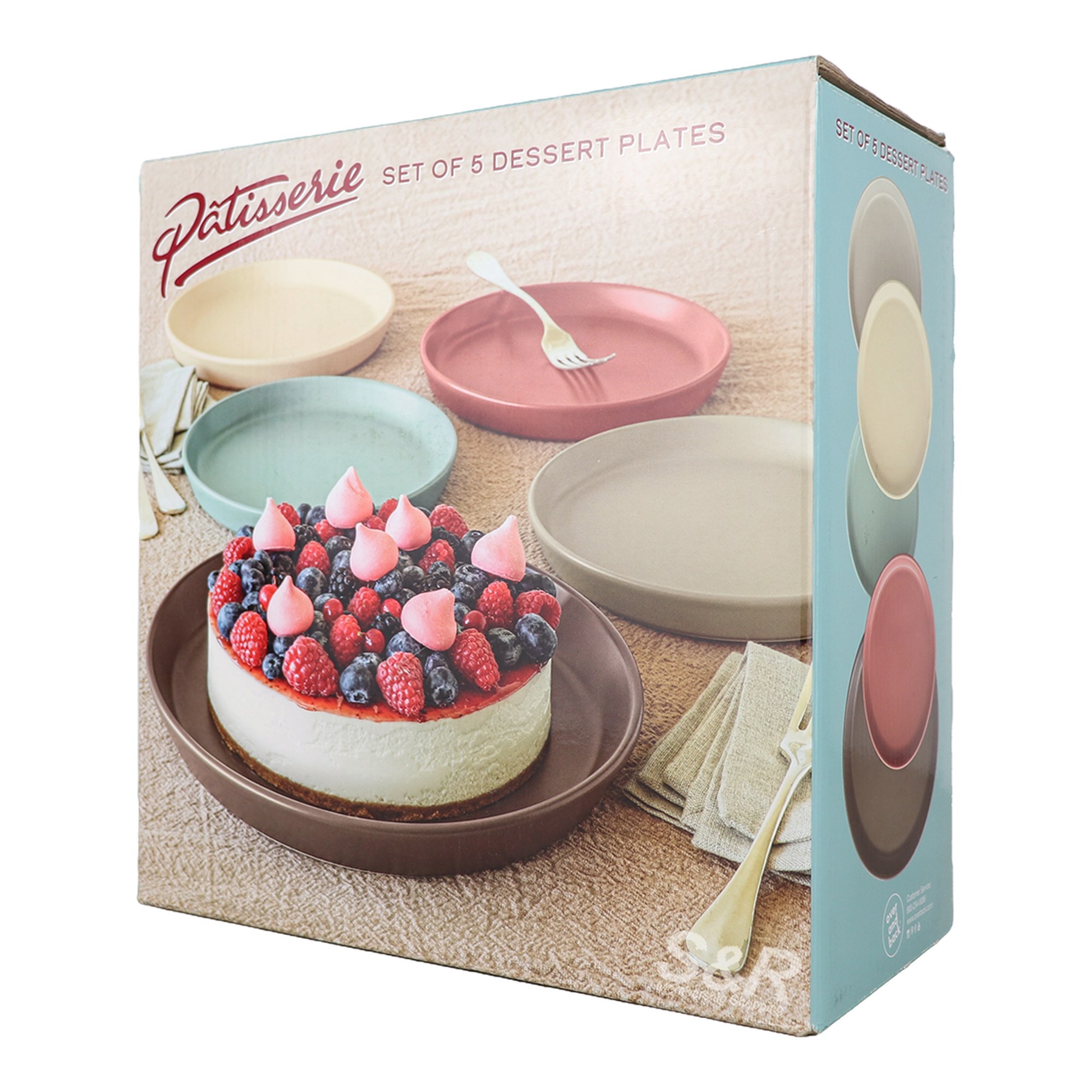 Over and Back Patisserie Dessert Plates 5pc set Over and Back Patisserie Dessert Plates 5pc set